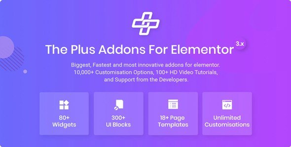 Download The Plus – Addon for Elementor Page Builder Nulled Addon Free ...